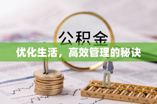 清水优化生活，高效管理的秘诀